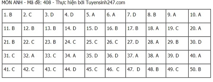 Đề thi và đáp án môn Tiếng Anh tốt nghiệp THPT Quốc gia 2021 - Ảnh 13.