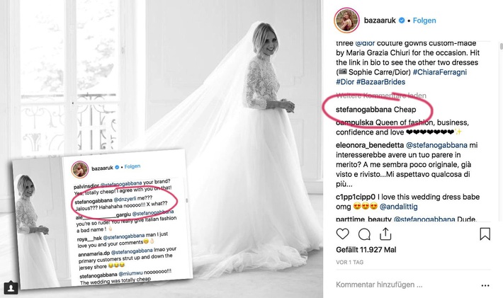 Drama Stefano Gabbana