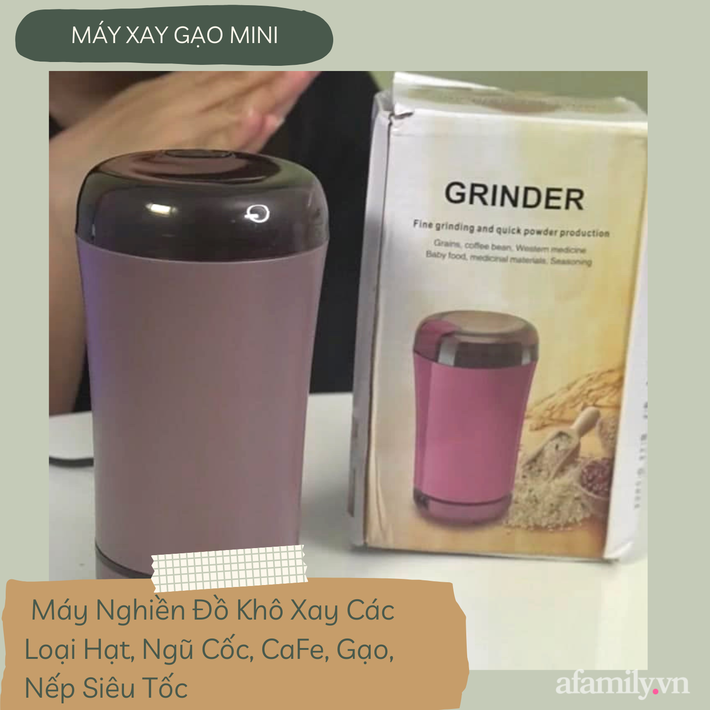 Máy xay gạo đa năng 185k xay được mọi thứ trên đời - Ảnh 2.