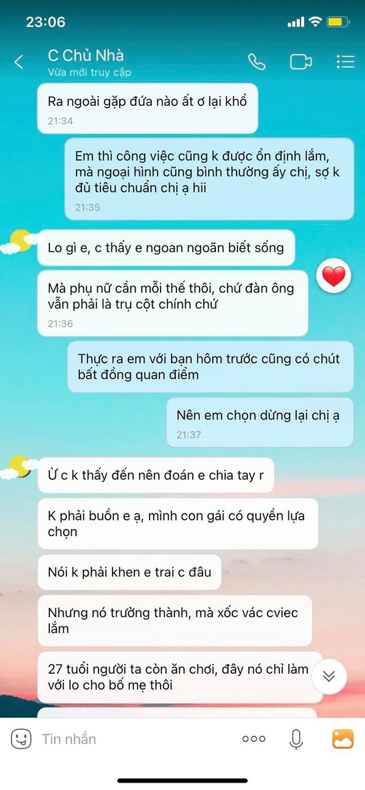 Đang nằm bên cạnh tôi, bạn gái vẫn thản nhiên nói mình độc thân để nhận sự giúp đỡ có điều kiện từ phía chị chủ nhà - Ảnh 4.