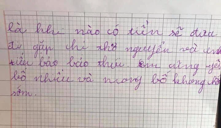 Bé gái tiểu học viết văn tả bố như tố giác tội phạm: Nhà nào trong xóm mất đồ là chạy sang hỏi bố đầu tiên! - Ảnh 3.