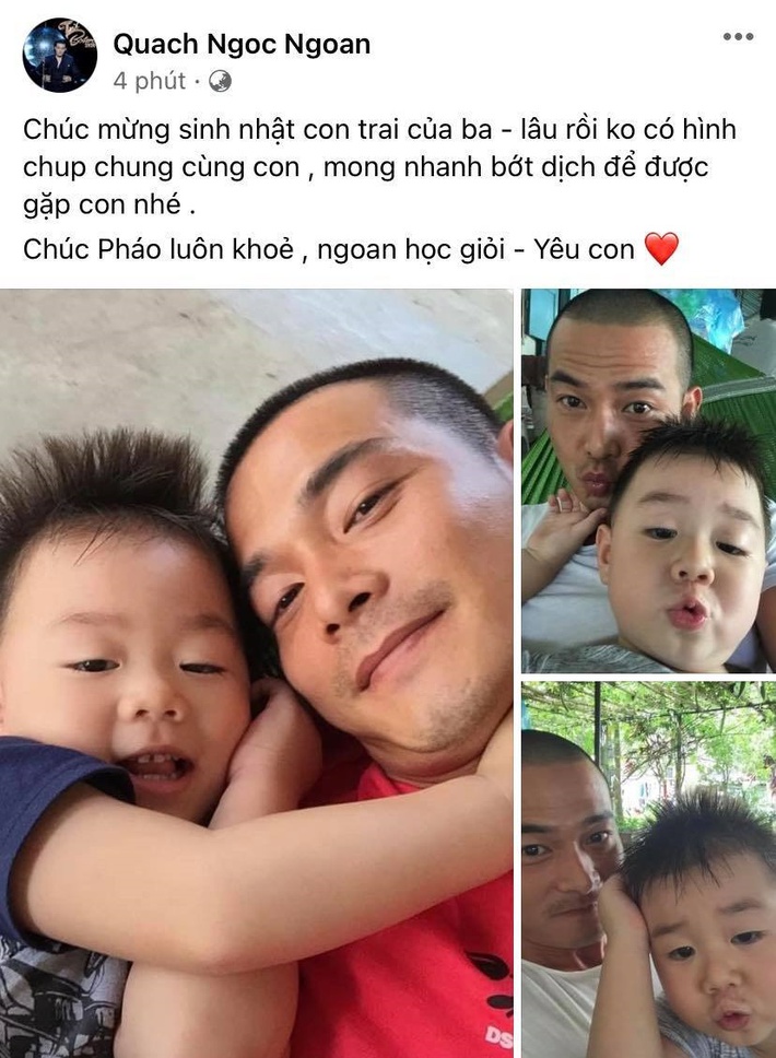 Quách Ngọc Ngoan và vợ cũ Lê Phương cùng có động thái này trong ngày sinh nhật con trai - Ảnh 3.