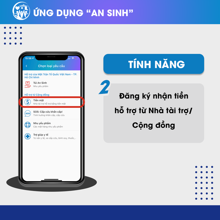 Người dân TP.HCM có thể đăng ký nhận túi an sinh, tiền hỗ trợ thông qua ứng dụng di động - Ảnh 4.