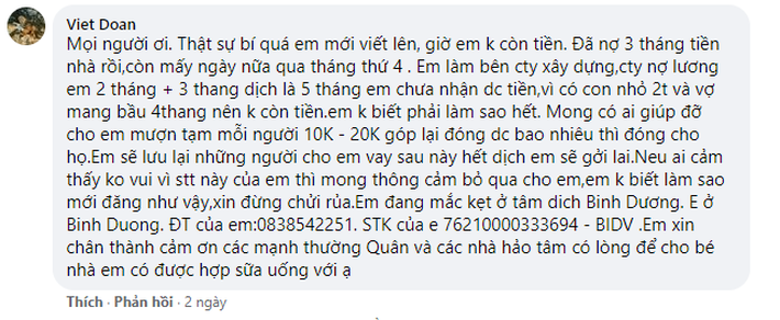 Rộ tình trạng một loạt Facebook cá nhân khác nhau, cùng chung 1 số tài khoản đi spam kể lể khó khăn mùa dịch, xin ủng hộ - Ảnh 2.