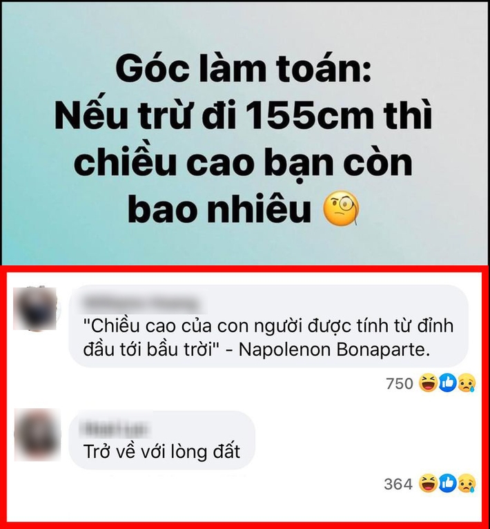 Hỏi: Nếu trừ đi 155cm chiều cao thì bạn còn bao nhiêu, thanh niên có câu trả lời cực chất khiến hội chị em 