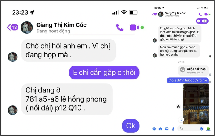 Giang Kim Cúc bị tố 