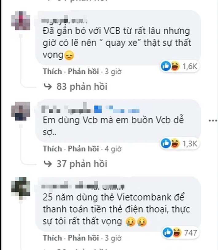 Fanpage Vietcombank bị 