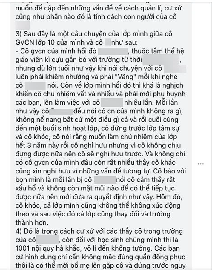 SỐC nặng khi nghe cựu học sinh kể đủ chuyện 