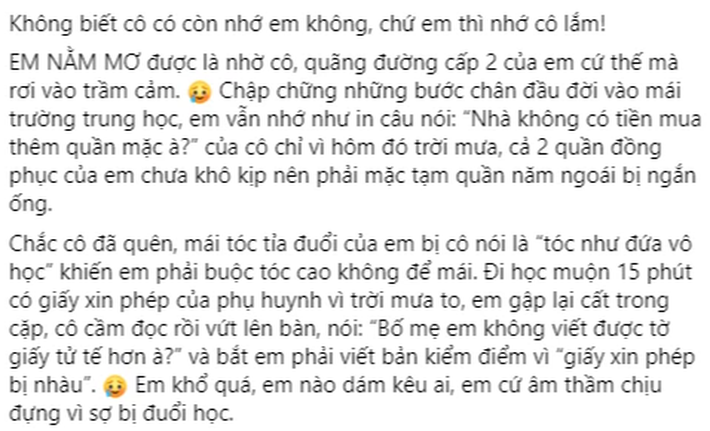 SỐC nặng khi nghe cựu học sinh kể đủ chuyện 