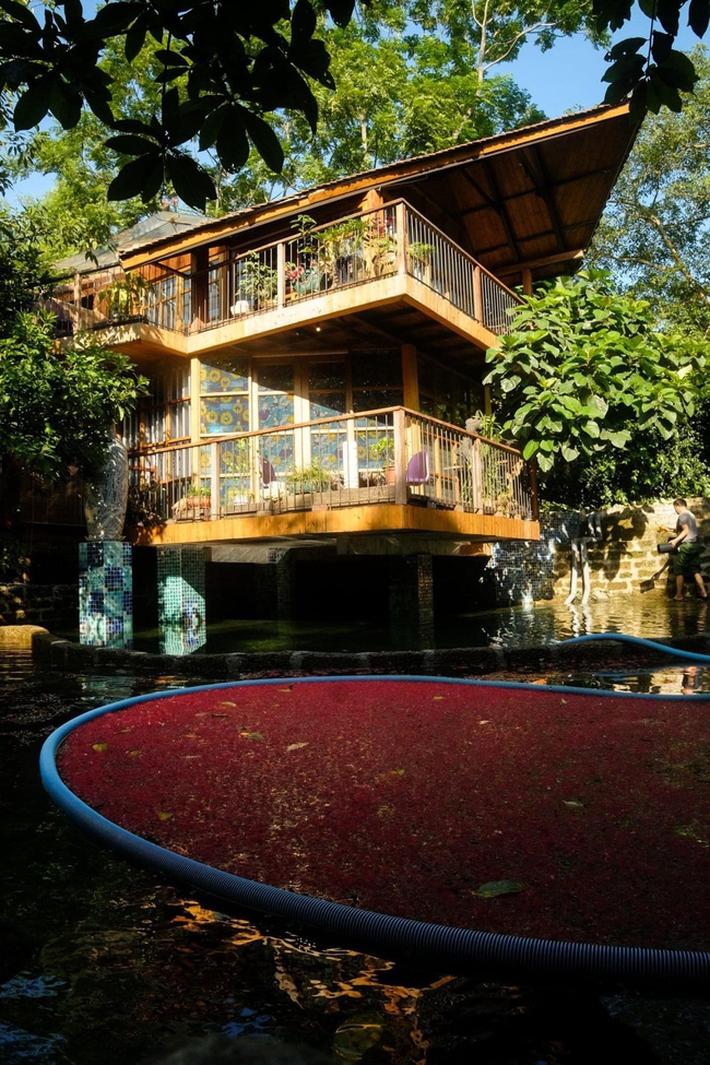 Người đàn ông “biến” mảnh đất 10.000m2 thành nhà vườn đậm chất cổ xưa: Đại gia đình quây quần, có cả không gian cho vợ cũ - Ảnh 9. Người đàn ông “biến” mảnh đất 10.000m2 thành nhà vườn đậm chất cổ xưa: Đại gia đình quây quần, có cả không gian cho vợ cũ - Ảnh 9.