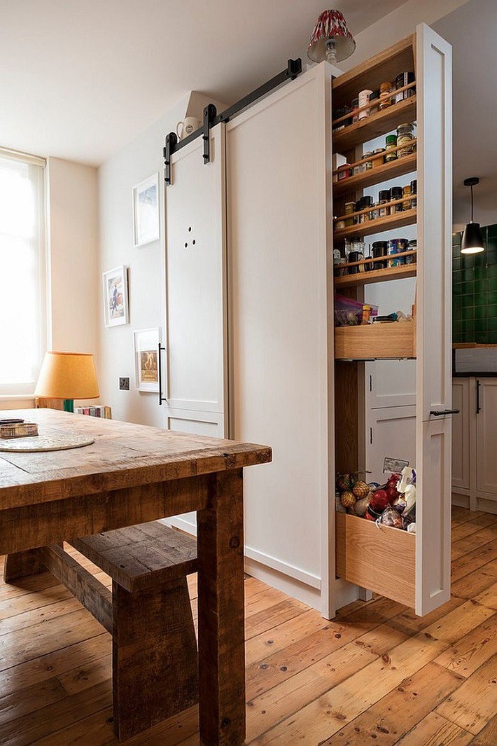 Muốn tiết kiệm không gian cho nhà bếp - áp dụng ngay thiết kế tủ lưu trữ tối đa này - Ảnh 6.