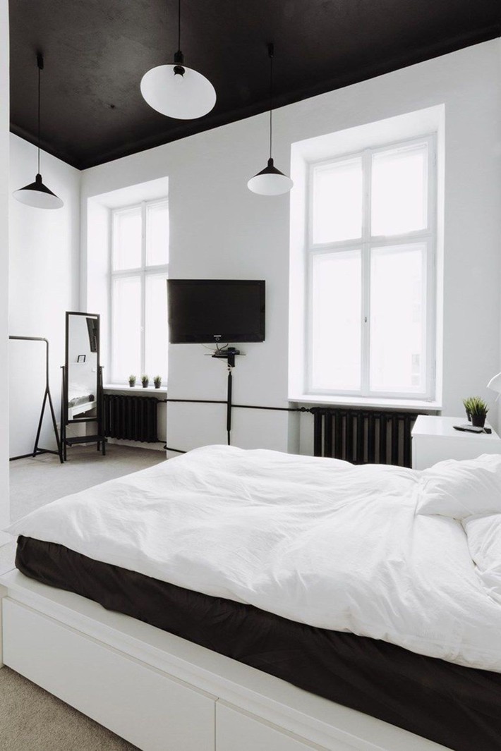 Mách bạn cách chọn đồ nội thất cho 9 phong cách phòng ngủ có tông màu trắng - Ảnh 5.