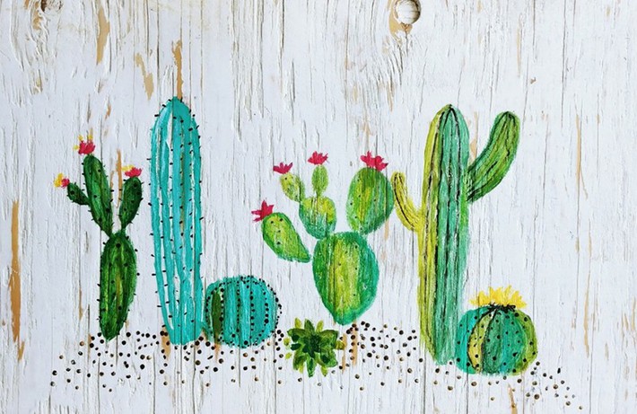 A series of cool home decoration ideas from a tiny cactus - Photo 6.