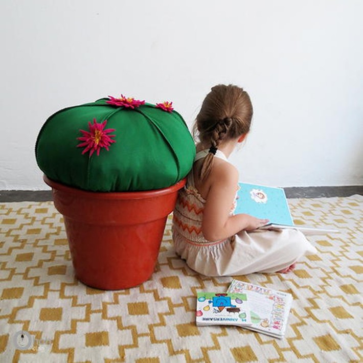 A series of cool home decoration ideas from tiny cactus - Photo 11.