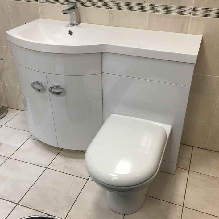 Gợi ý các thiết kế bồn cầu ăn gian diện tích cho những người sở hữu một căn phòng tắm chật hẹp - Ảnh 7.