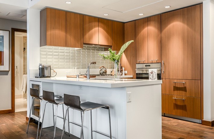 10 góc bếp nhỏ xinh được decor sáng tạo dành cho những căn hộ có diện tích khiêm tốn - Ảnh 7.