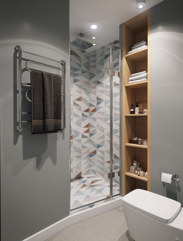 5 ideas to build a bathroom in a small apartment to maximize space - Photo 16. 5 ideas to build a bathroom in a small apartment to maximize space - Photo 16.