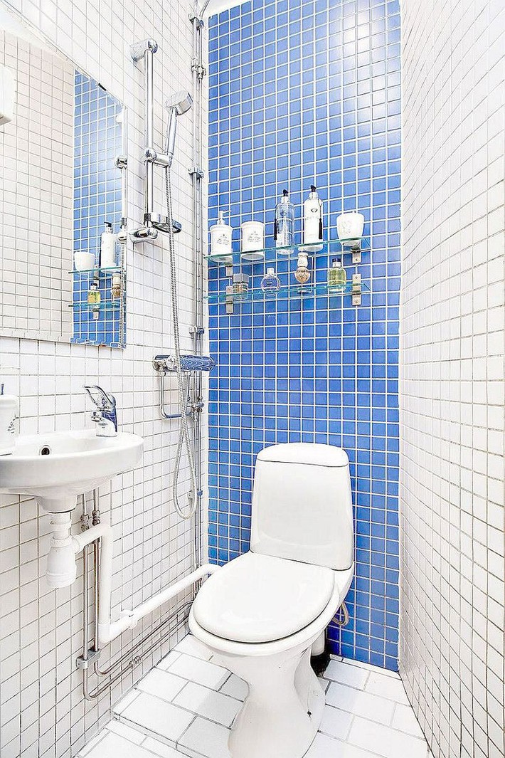 5 ideas to build a bathroom in a small apartment to maximize space - Photo 4.