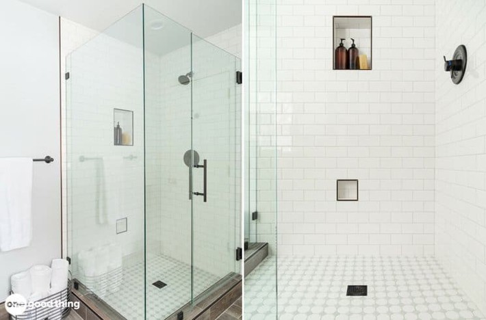 Những mẹo thú vị có thể bạn không nghĩ ra khi cải tạo phòng tắm nhỏ - Ảnh 4.