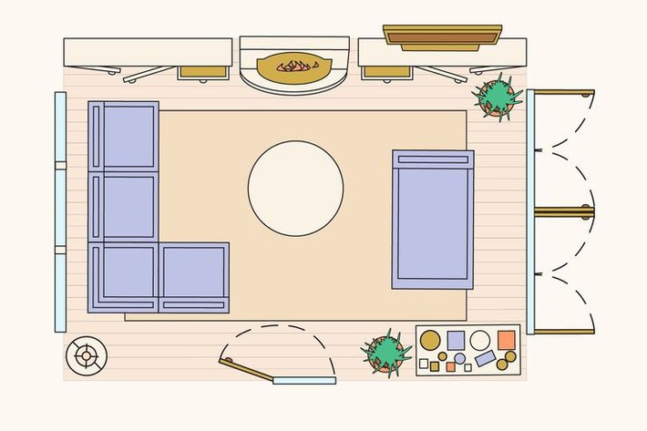 Có 10 bản vẽ thiết kế phòng khách cực tỉ mỉ này thì bạn còn lo gì việc trăn trở xem bố trí phòng khách thế nào cho hợp lý - Ảnh 5.