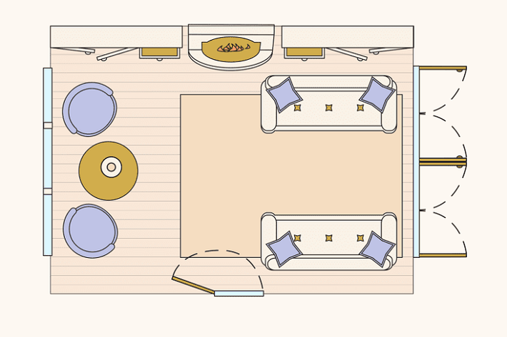 Có 10 bản vẽ thiết kế phòng khách cực tỉ mỉ này thì bạn còn lo gì việc trăn trở xem bố trí phòng khách thế nào cho hợp lý - Ảnh 7.