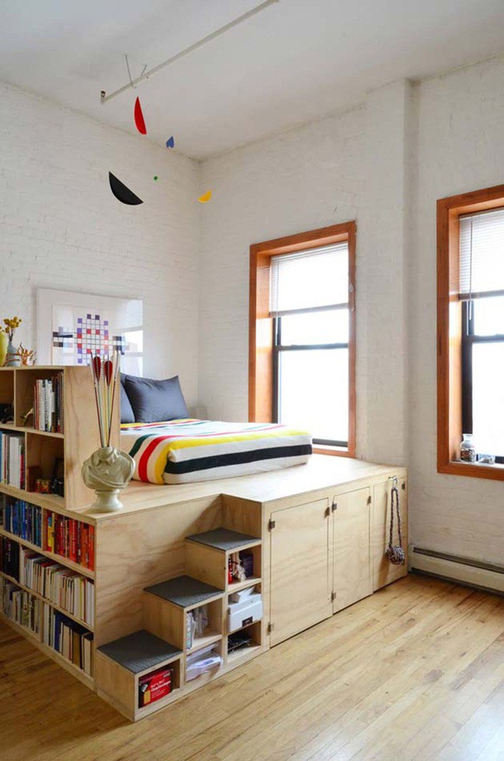 Tư vấn thiết kế phòng ngủ siêu nhỏ 8m² đầy đủ tiện ích cho đôi vợ chồng trẻ - Ảnh 3.