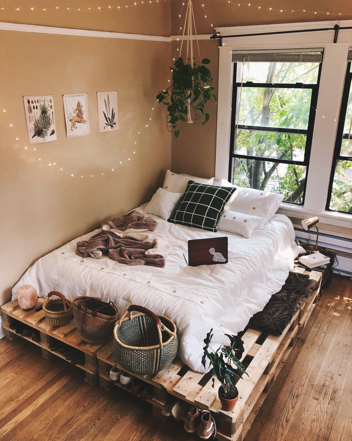 Giường pallet, loại giường ngon - bổ - rẻ, góp mặt trong không gian nào cũng xinh xắn, hài hòa - Ảnh 5.