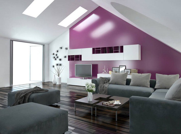 4 ý tưởng trang trí nhà với màu tím cho không gian hiện đại, gợi cảm - Ảnh 7.