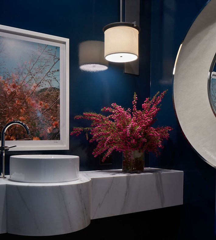 Tuyển tập những căn phòng tắm với sắc xanh dịu mát để bạn lựa chọn cho mùa hè này - Ảnh 1.