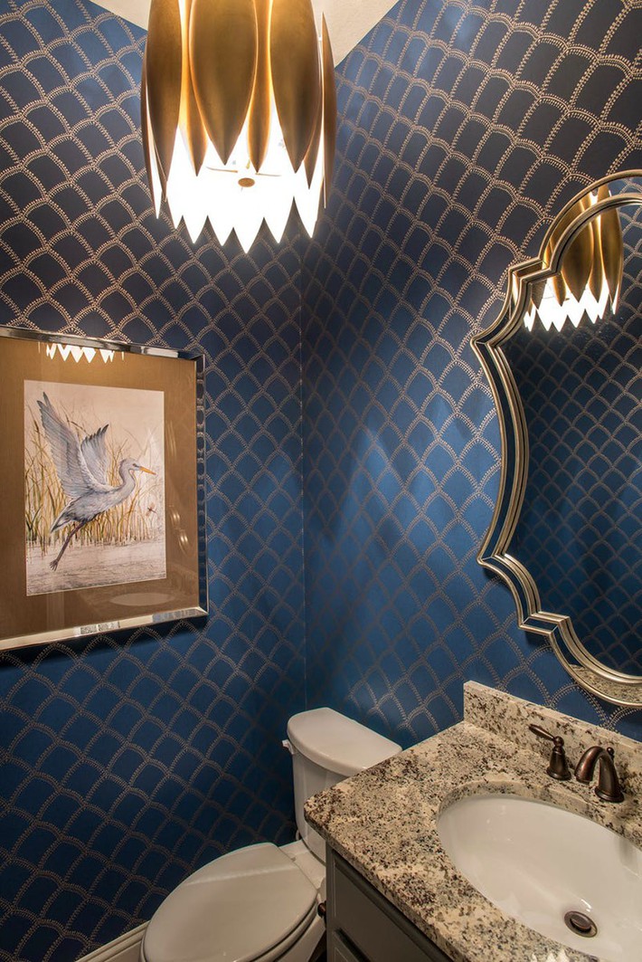 Tuyển tập những căn phòng tắm với sắc xanh dịu mát để bạn lựa chọn cho mùa hè này - Ảnh 6.