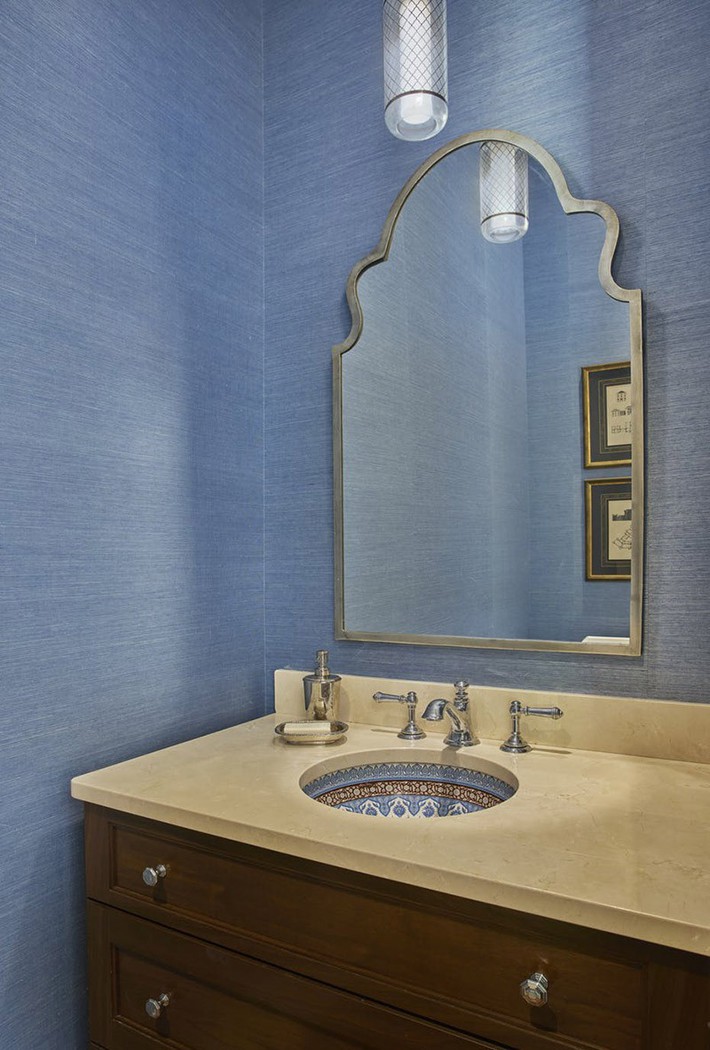 Tuyển tập những căn phòng tắm với sắc xanh dịu mát để bạn lựa chọn cho mùa hè này - Ảnh 7.