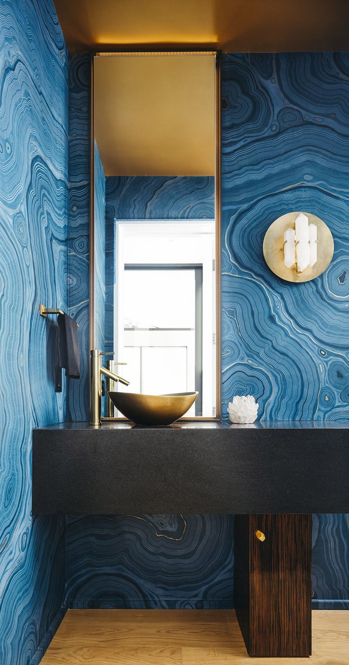 Tuyển tập những căn phòng tắm với sắc xanh dịu mát để bạn lựa chọn cho mùa hè này - Ảnh 8.