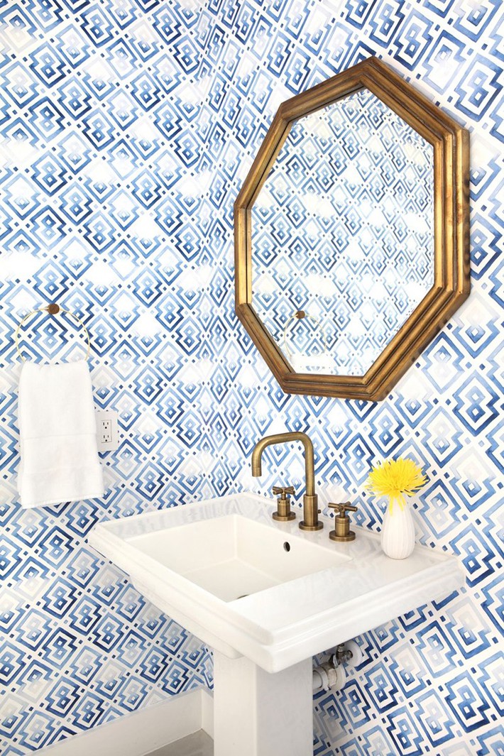 Tuyển tập những căn phòng tắm với sắc xanh dịu mát để bạn lựa chọn cho mùa hè này - Ảnh 17.