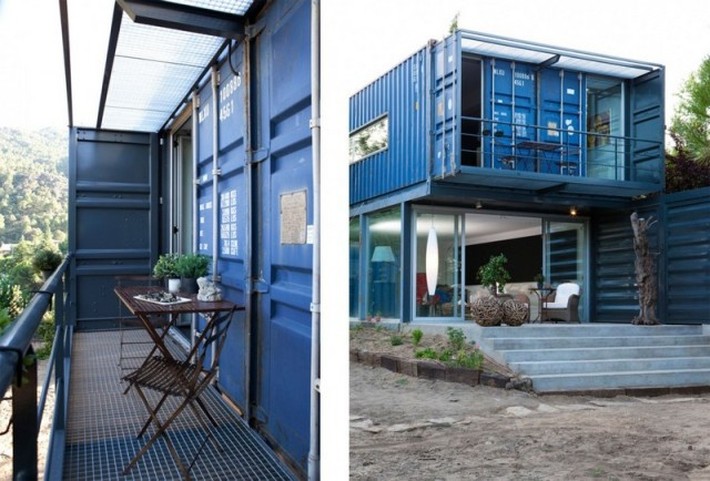 Độc đáo với thiết kế ngôi nhà 128m² nằm gọn lọn trong 4 chiếc container bỏ hoang - Ảnh 6.