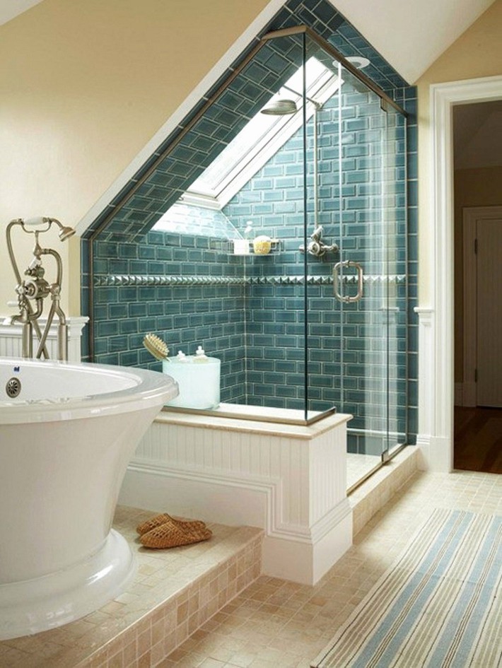 Using the attic as a bathroom, the design idea is beautiful and unique, why not try it - Photo 15. Using the attic as a bathroom, the design idea is beautiful and unique, why not try it - Photo 15.