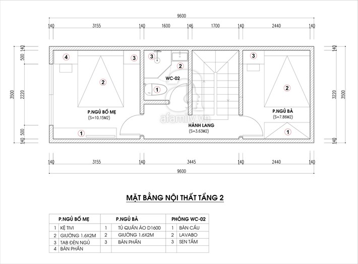 Tư vấn thiết kế nhà ống hẹp với diện tích 30m² cho gia đình 5 người ở đủ sáng và hợp phong thủy - Ảnh 2. Tư vấn thiết kế nhà ống hẹp với diện tích 30m² cho gia đình 5 người ở đủ sáng và hợp phong thủy - Ảnh 2.