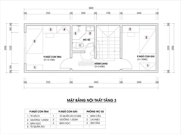Tư vấn thiết kế nhà ống hẹp với diện tích 30m² cho gia đình 5 người ở đủ sáng và hợp phong thủy - Ảnh 3. Tư vấn thiết kế nhà ống hẹp với diện tích 30m² cho gia đình 5 người ở đủ sáng và hợp phong thủy - Ảnh 3.