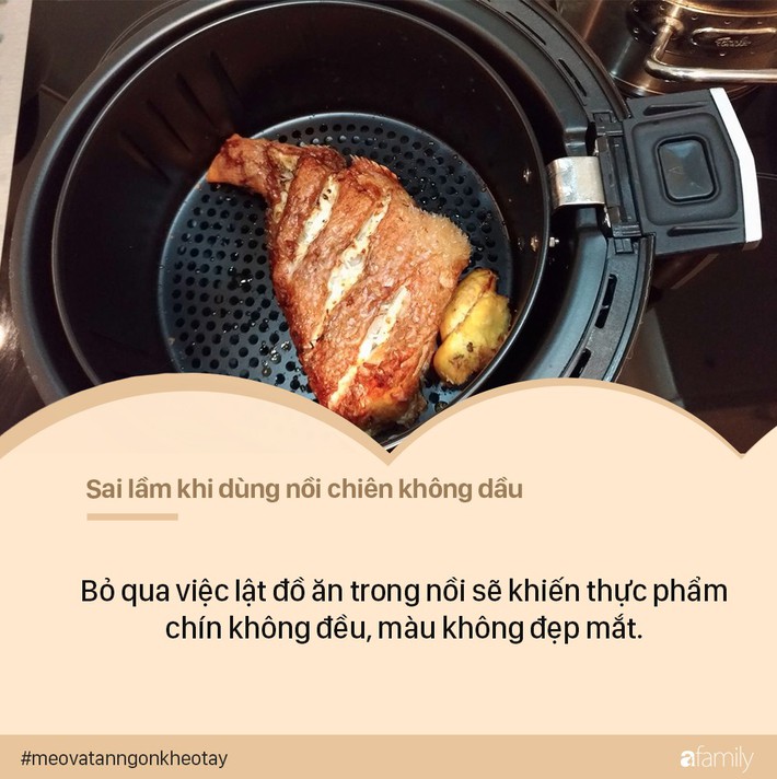 6 common mistakes when using an air fryer, number 2 is a trap that all moms fall into - Photo 4.