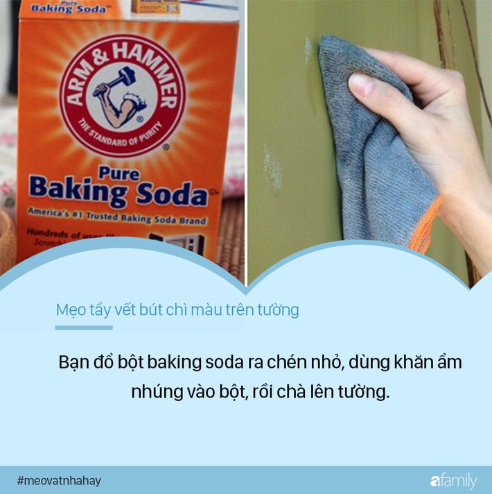 Trẻ vẽ bậy lên tường, làm sạch vết bẩn trên tường nhà, mẹo vặt gia đình