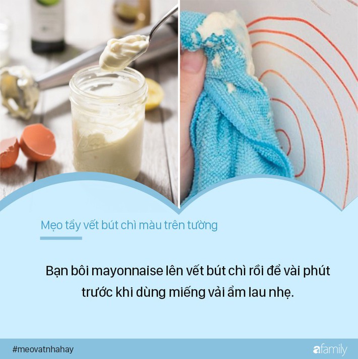 Trẻ vẽ bậy lên tường, làm sạch vết bẩn trên tường nhà, mẹo vặt gia đình