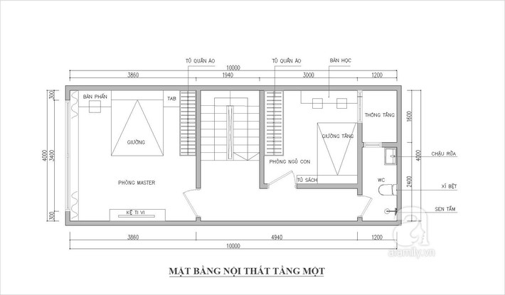 Tư vấn thiết kế nhà ống 2 tầng trên mảnh đất 40m² cho gia đình 3 thế hệ  - Ảnh 2.