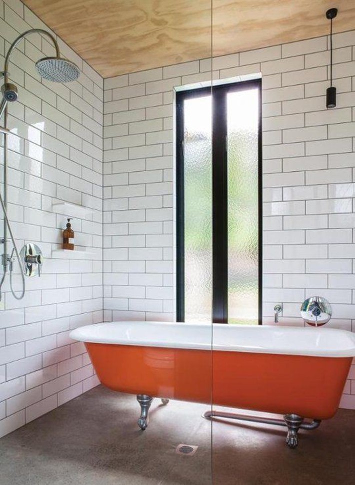 Những thiết kế bồn tắm tinh tế giúp bạn luôn lâng lâng như trong khách sạn - Ảnh 7.