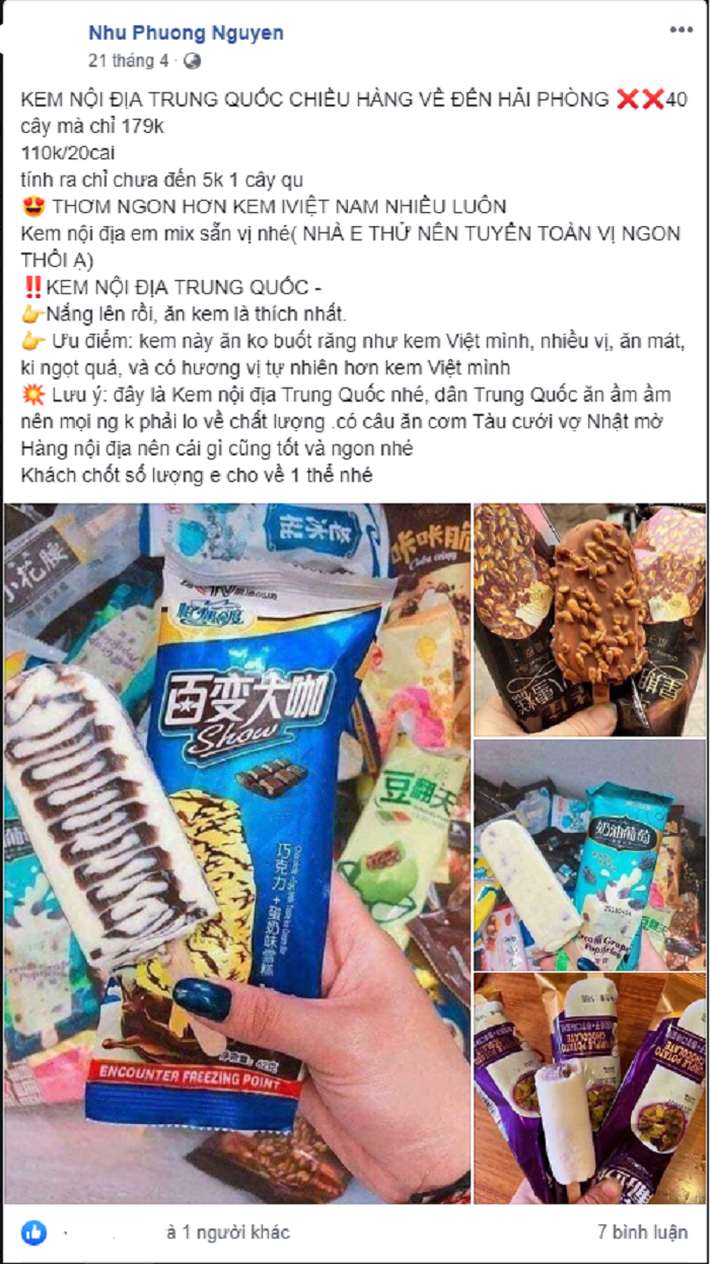 Tất tần tật về giá kem Trung Quốc siêu rẻ đang hot trên thị trường ngày nóng - Ảnh 3. Tất tần tật về giá kem Trung Quốc siêu rẻ đang hot trên thị trường ngày nóng - Ảnh 3.
