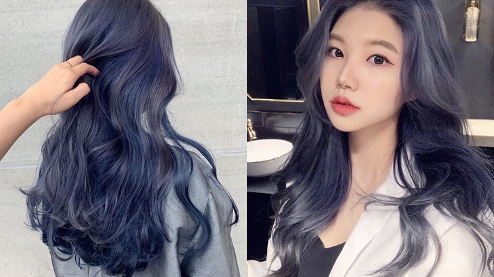 Có ít nhất 4 tông xanh khác nhau cho bạn chọn, nếu muốn thử đu trend tóc xanh như idol Hàn Quốc - Ảnh 4. Có ít nhất 4 tông xanh khác nhau cho bạn chọn, nếu muốn thử đu trend tóc xanh như idol Hàn Quốc - Ảnh 4.