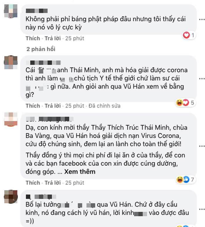 Xôn xao khóa lễ hóa giải nạn dịch virus Corona livestream trên mạng xã hội được cho là của Chùa Ba Vàng - Ảnh 5.