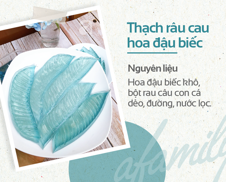 Học cách làm thạch rau câu, trân châu và chè lá nếp từ hoa đậu biếc, chỉ nhìn màu thôi đã thấy thanh mát lắm rồi  - Ảnh 2.
