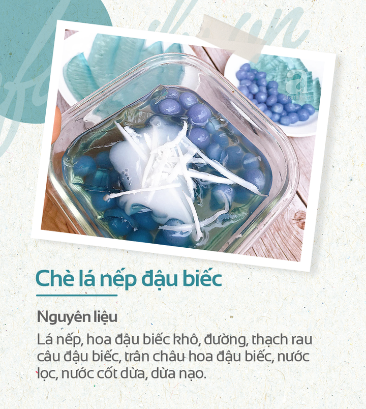 Học cách làm thạch rau câu, trân châu và chè lá nếp từ hoa đậu biếc, chỉ nhìn màu thôi đã thấy thanh mát lắm rồi  - Ảnh 8.