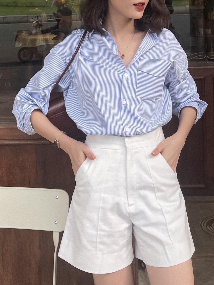 Sơ mi xanh - Ảnh 16. Sơ mi xanh - Ảnh 16.