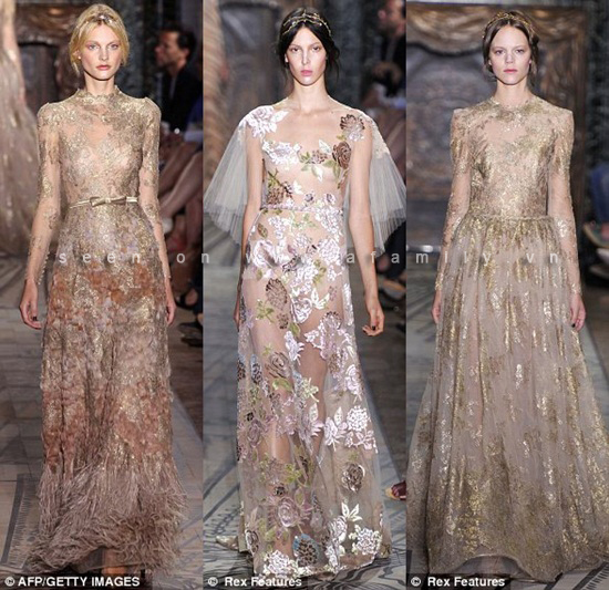 4 bộ sưu tập đầm dạ hội đẹp nhất tuần lễ thời trang Paris  Thời trang sao