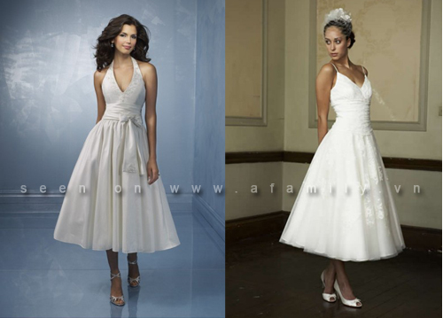 Những chiếc váy cưới ngắn cho cô dâu xinh như thiên thần